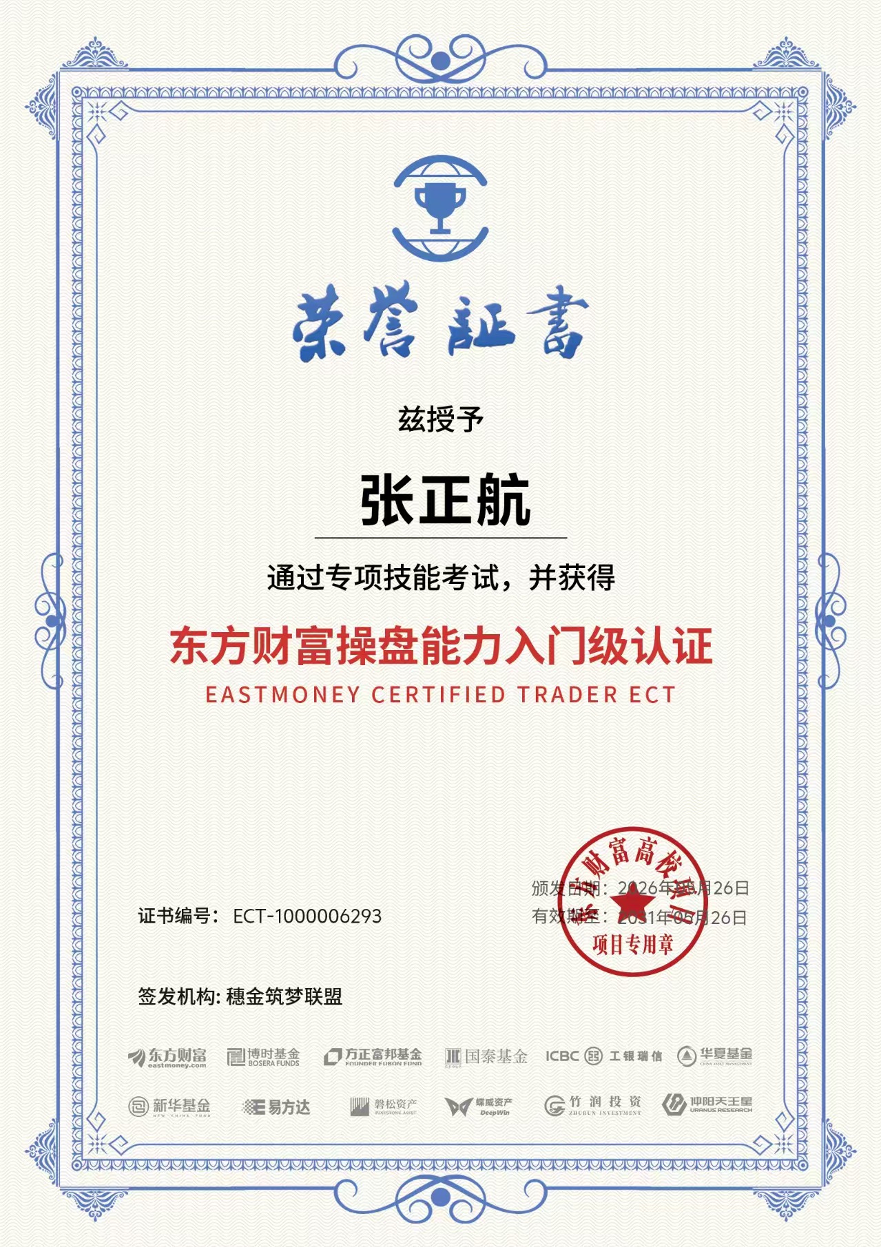东方财富操盘能力认证 · 入门级